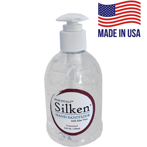 2 Bottles of Hand Sanitizer 70% Alcohol 8 oz pump bottle