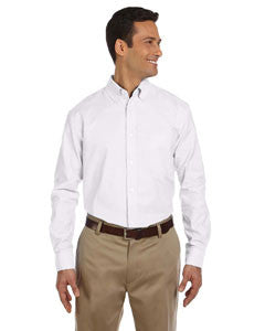 ROCC - Harriton Men's Long-Sleeve Oxford with Stain-Release