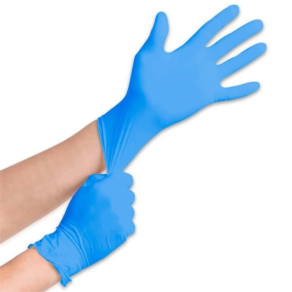 Disposable Nitrile Powder Free Gloves - 100 gloves per box